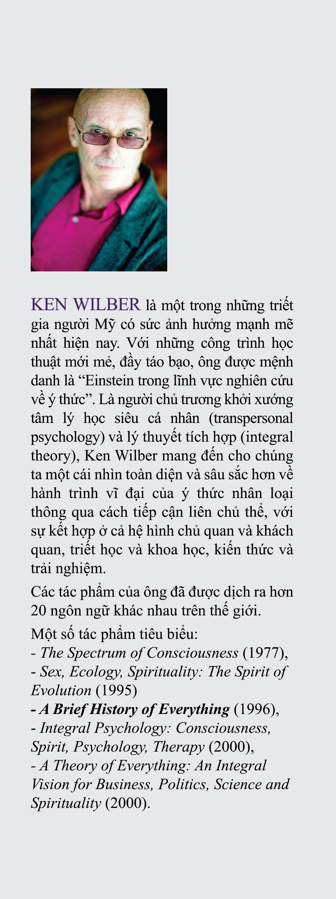 Sách - Một Lược Sử Về Vạn Vật - Ken Wilber