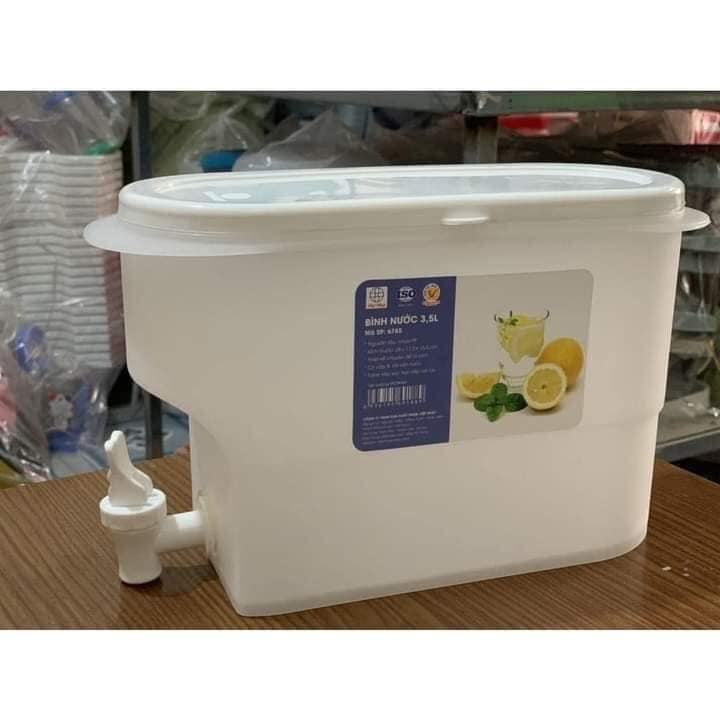 Bình Nước 3,5L Có Vòi, Bình Để Tủ Lạnh