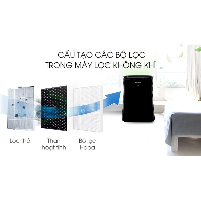 [HCM]Máy lọc không khí có bắt muỗi Sharp FP-GM50E-B (Miễn phí giao tại HCM-ngoài tỉnh liên hệ shop)