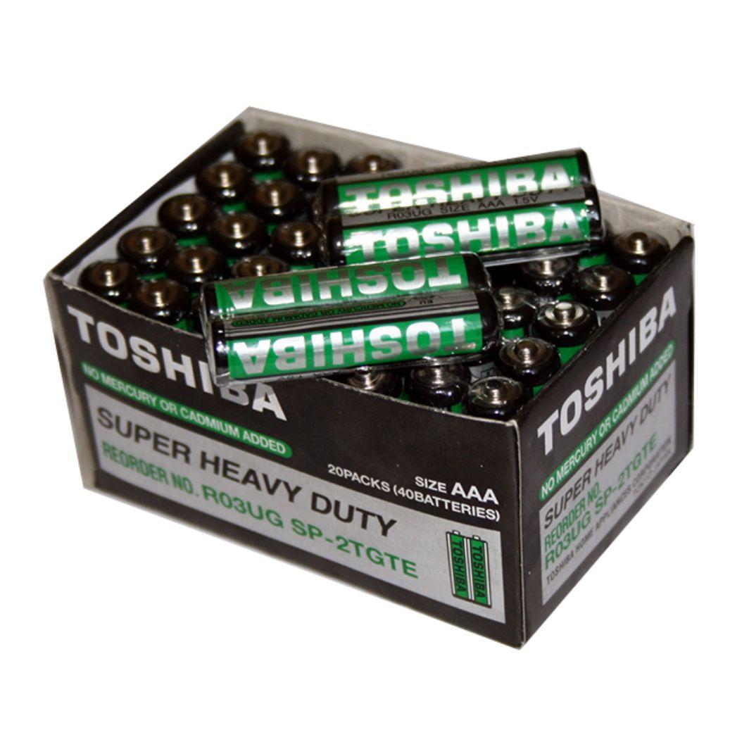 20 - 40 viên pin AAA Toshiba (còn gọi là pin đũa pin nhí lắp cho điều khiển-Remote)