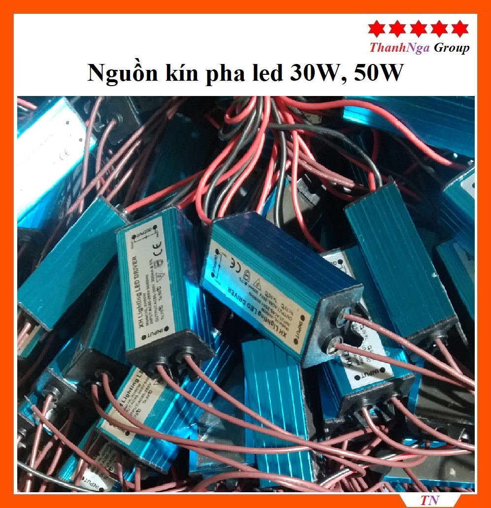 Nguồn led driver xanh đèn pha 30W, 50W DC 24-36v