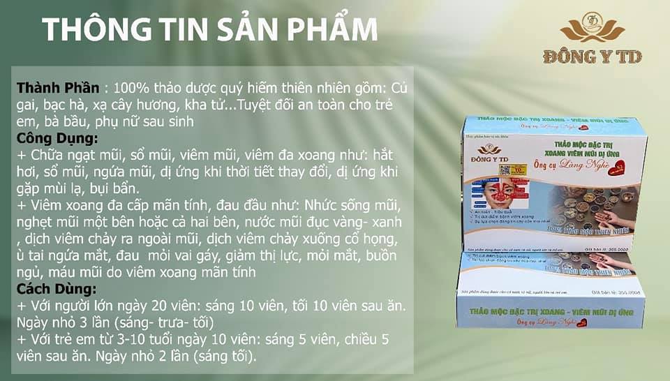 Viêm Xoang Viêm Mũi Ông Cụ Làng Nghè