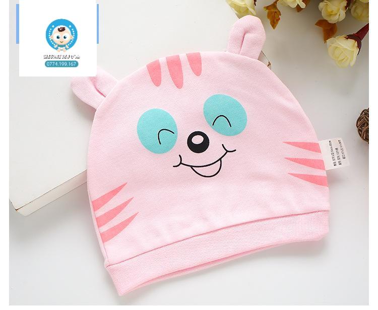 Mũ vải cotton cho bé trai, bé gái (mũ sơ sinh)