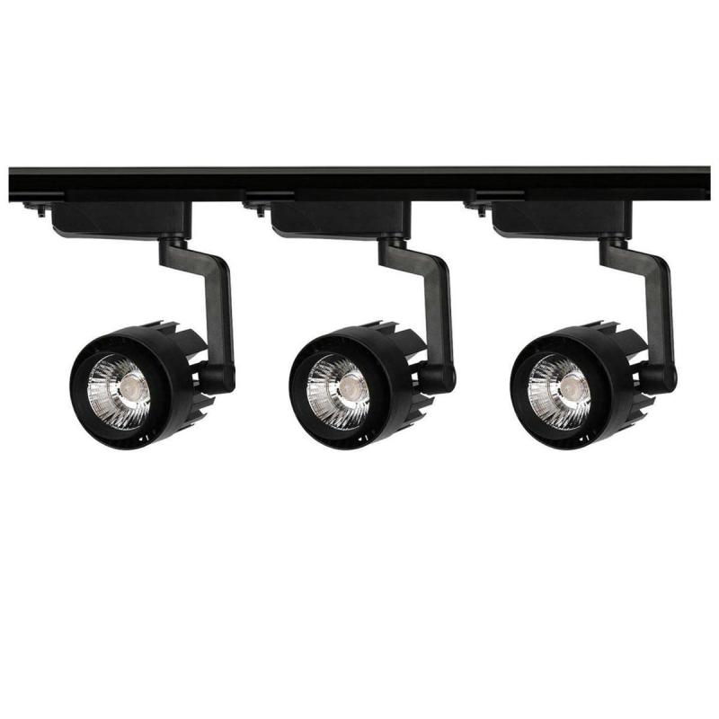 Bảng giá Combo 3 đèn rọi ray 20W + 1 ray 1 mét vỏ đen loại chuẩn