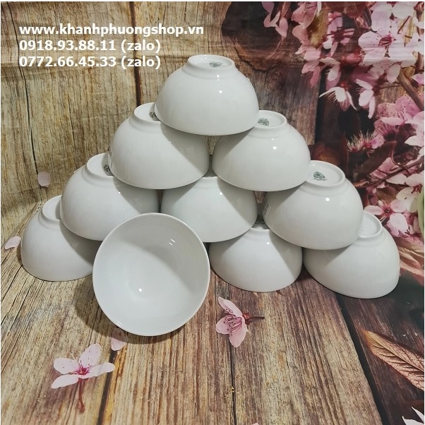 chén cơm sứ trắng Minh Long 11.5cm - chén cơm sứ minh long