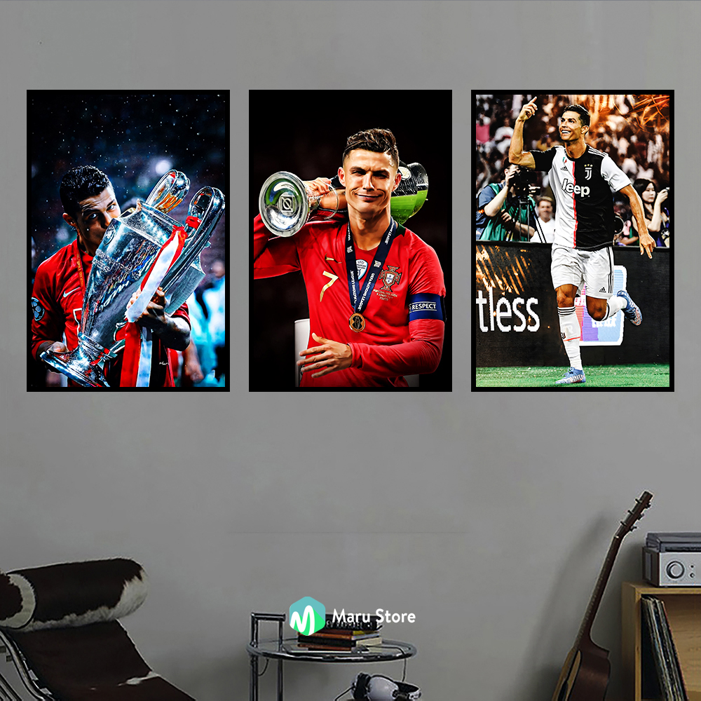 Tranh Ronaldo Treo Tường Trang Trí Phòng Khách