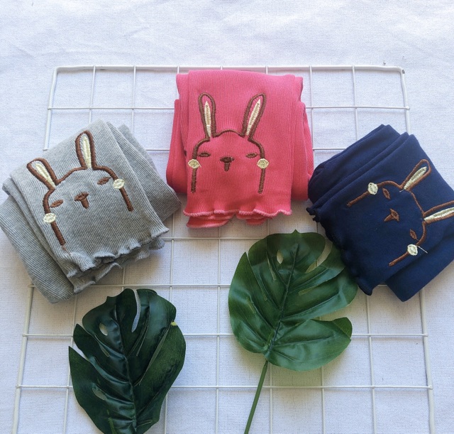 QUẦN LEGGING THỎ CUTE CHO BÉ GÁI