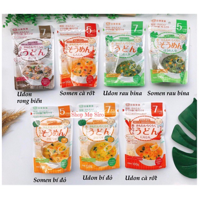 Mì AKACHAN Cho Bé Đủ Vị 5TH 7TH 9TH Hàng NHẬT Nội Địa