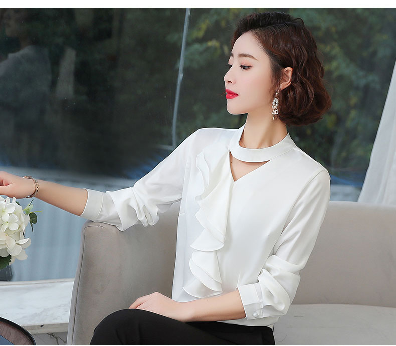 ÁO SƠ MI CỔ BÈO GIỌT NƯỚC NGOCTRANSHOP - NT3322