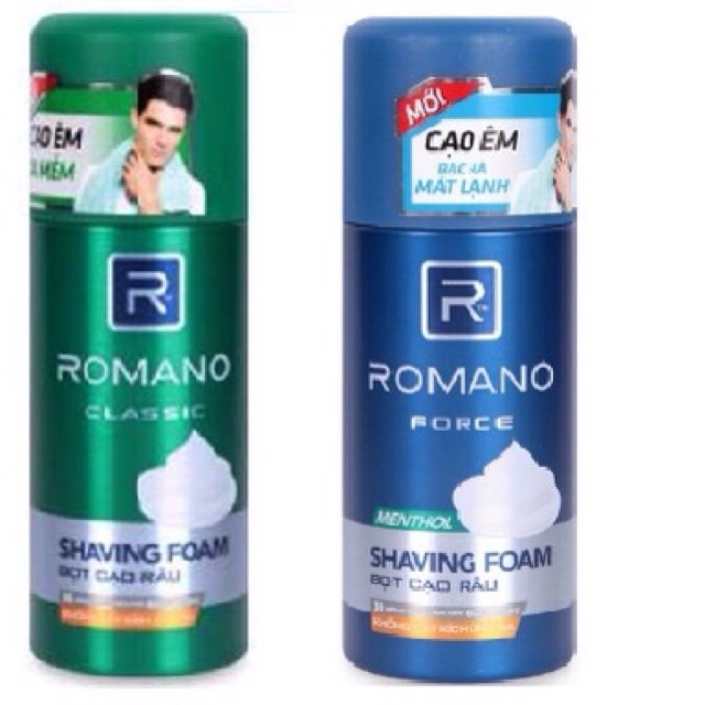 [HCM]Bọt cạo râu Romano 175ml ( có 2 mùi)