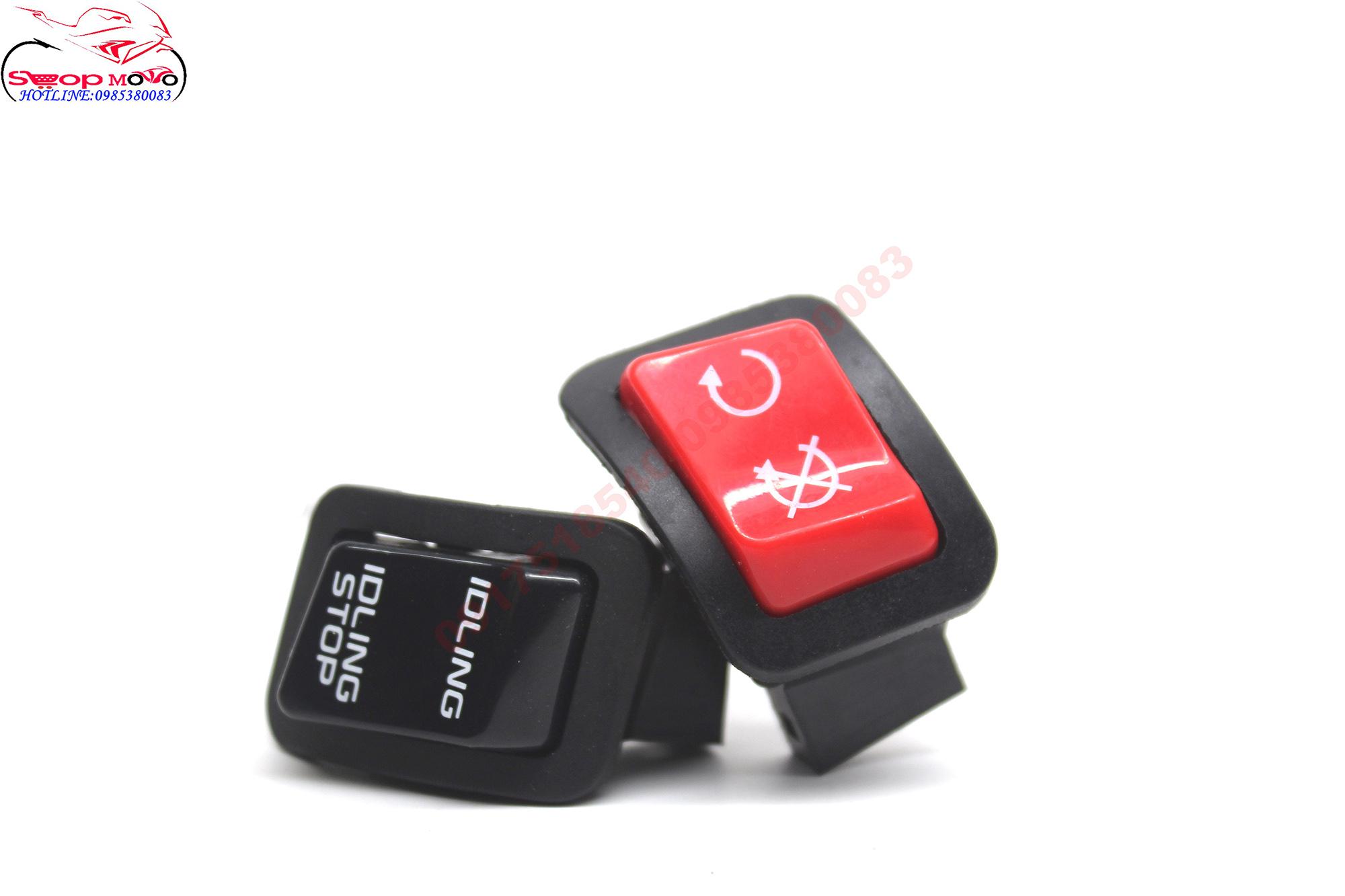 Công tắc idling stop màu đỏ giống xe SH300igắn được cho SH ABLEADVARIOCLICKVISIONWINNER....