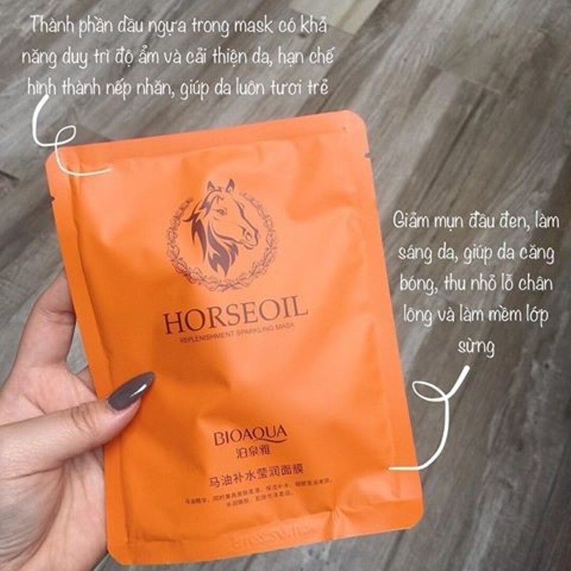 Combo 5 mặt nạ dầu ngựa Bioaqua