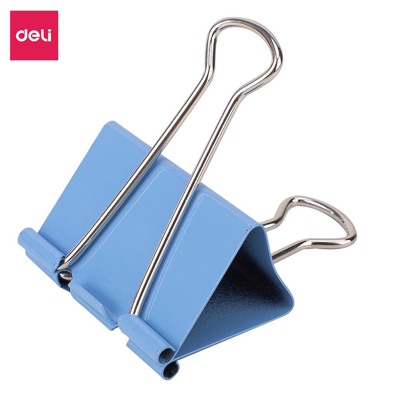 Kẹp bướm màu 19mm 8555A (Deli)
