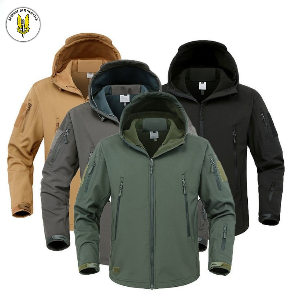 Áo Khoác Chiến Thuật TAD, Áo Khoác Tactical Lót Nỉ Vải Trượt Nước