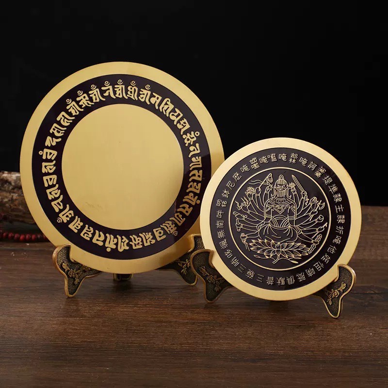 [PBMC] Kính đàn Chuẩn Đề đồng 12cm