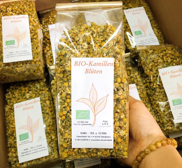 Trà hoa cúc nguyên bông hữu cơ Bio 75g