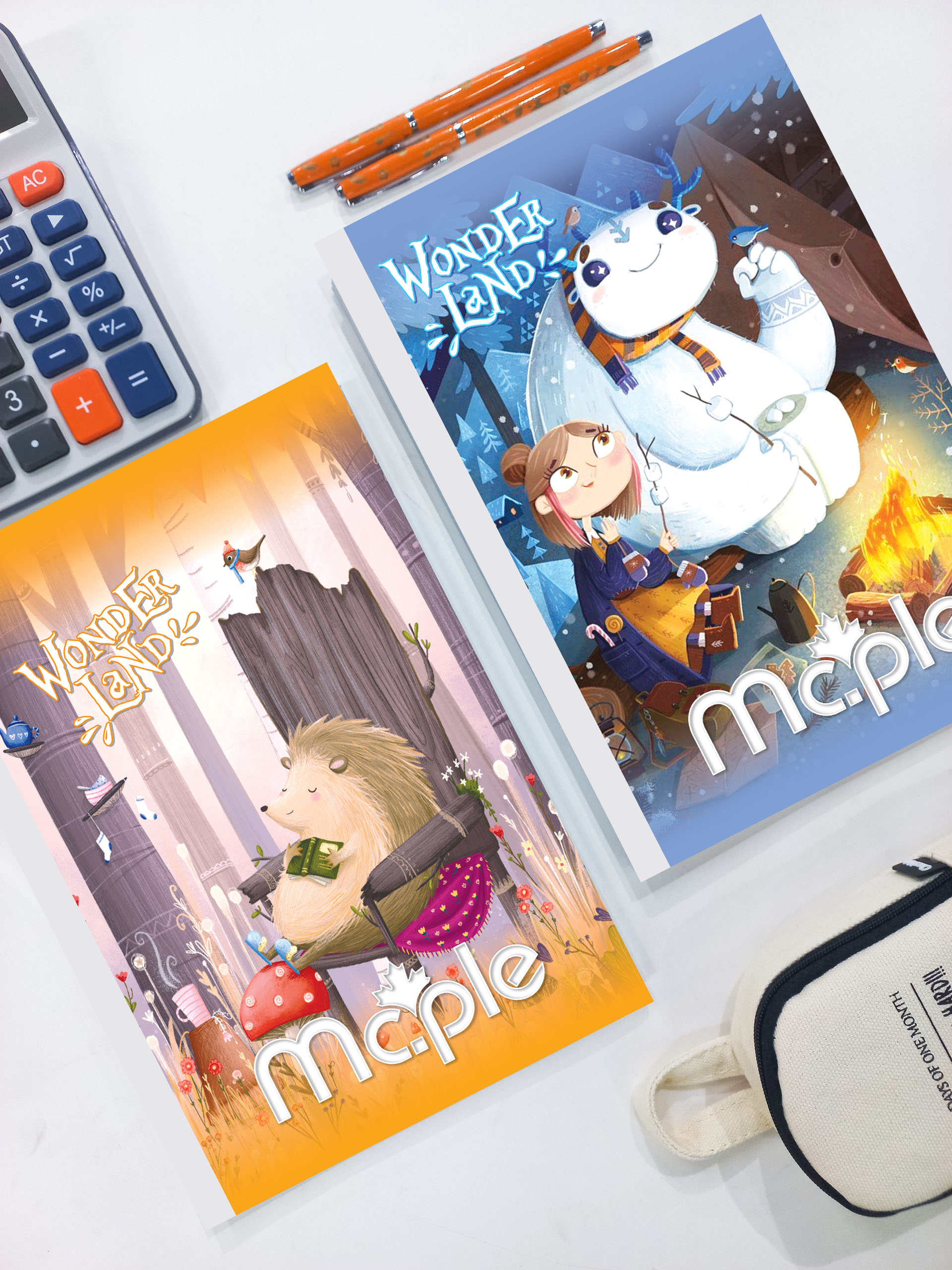 [MC.PLE] Vở Kẻ ngang B5 Mc.ple 120 trang WONDERLAND, định lượng 70gsm, độ trắng 92% ISO - Sổ tập vở chất lượng, bám mực tốt - MS2078