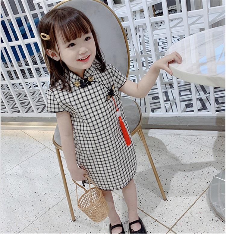 Đầm Sườn Xám Cách Tân -1 đến 5 tuổi