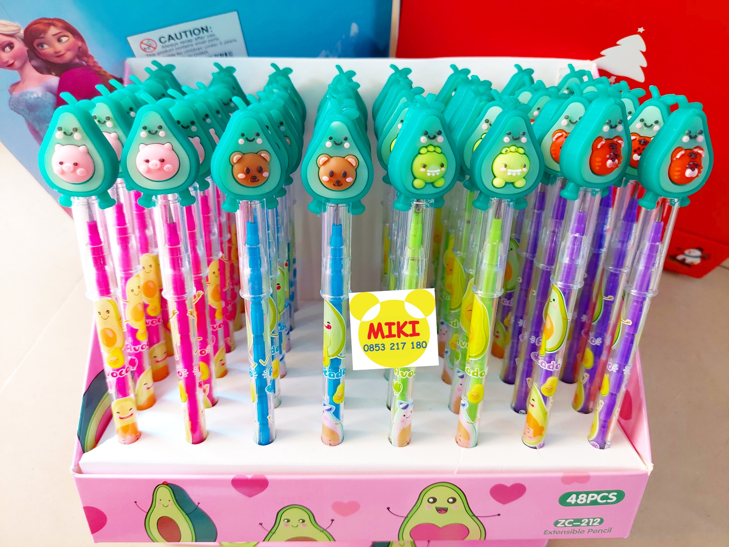 Chì ngòi khúc mẫu cute dễ thương (1set/10c mix mẫu ngẫu nhiên)