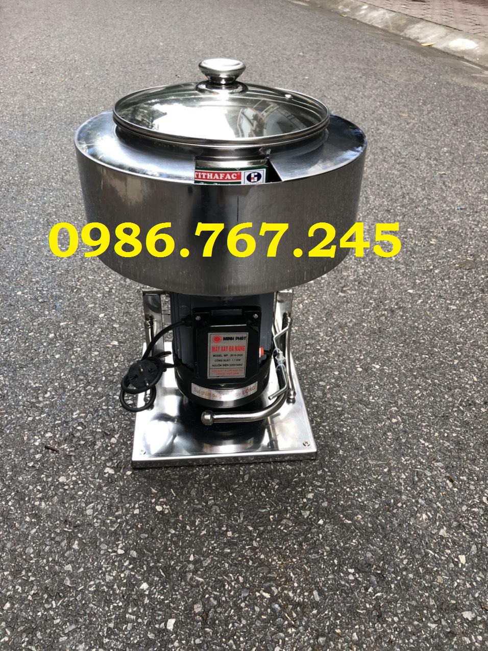 Máy xay giò chả 2kg/mẻ cực nhuyễn có bao đá tản nhiệt