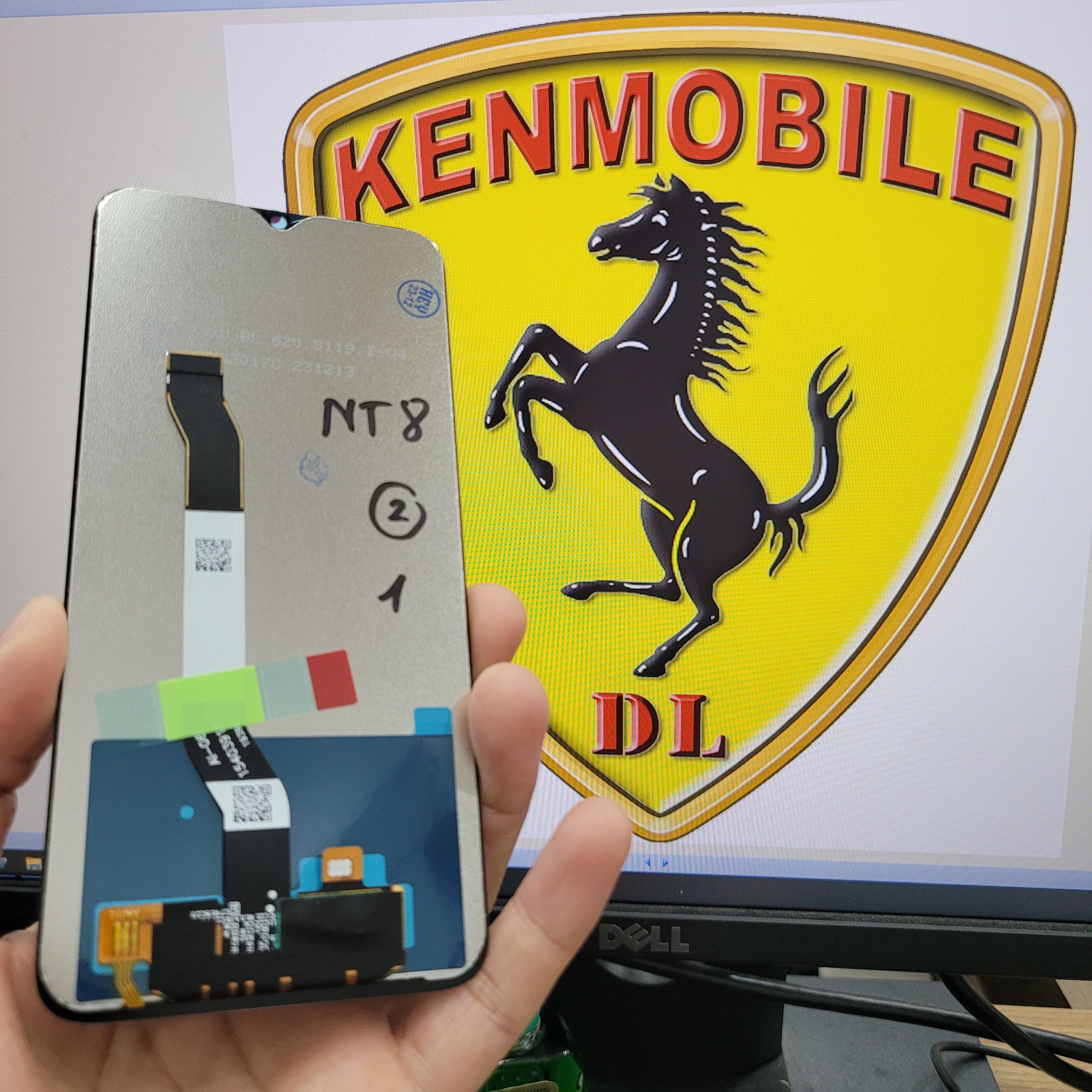 Xiaomi Redmi Note 8 Compatible Screen (Free Glue Tube + Tempered Glass)