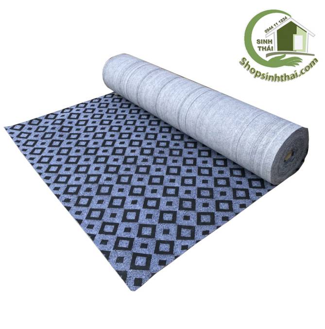 [HCM]Thảm nỉ hoa màu xám hoa văn dày 5mm - thảm nỉ lót trải sàn sự kiện - 1m²