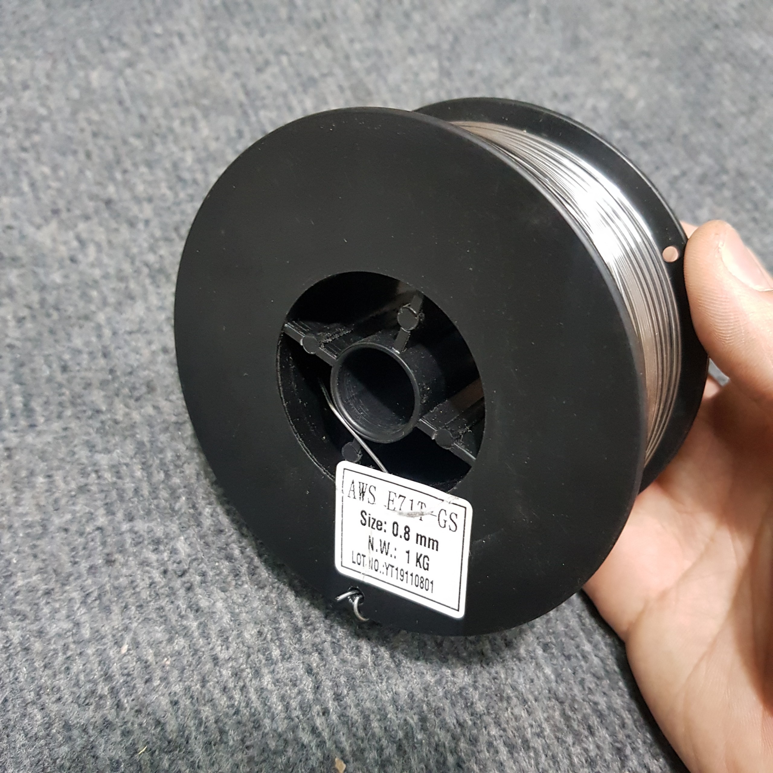 Cuộn dây hàn mig 1kg lõi thuốc