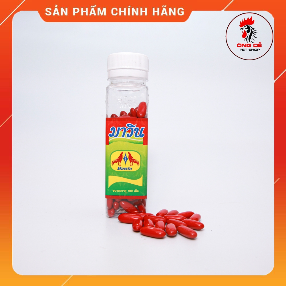 VITAMIN BỔ MÁU MAXWIN 100 VIÊN dành cho gà đá