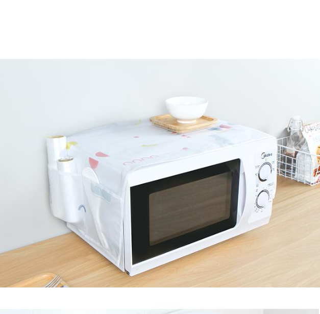 Tấm phủ LÒ VI SÓNG chống thấm nước, chống bụi, có túi bên hông đựng đồ tiện lợi - giao ngẫu nhiên