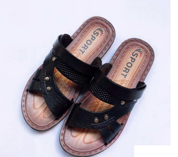 DÉP SANDAL NHỰA GIẢ DA NAM ( TĂNG LÊN 1 SIZE)