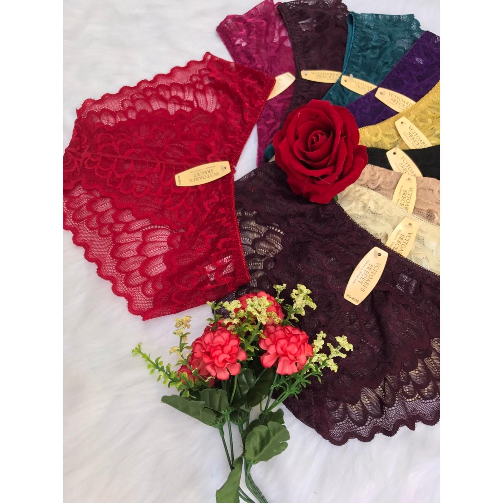 Combo 5 quần lót Vioictria's su ren mông cao cấp