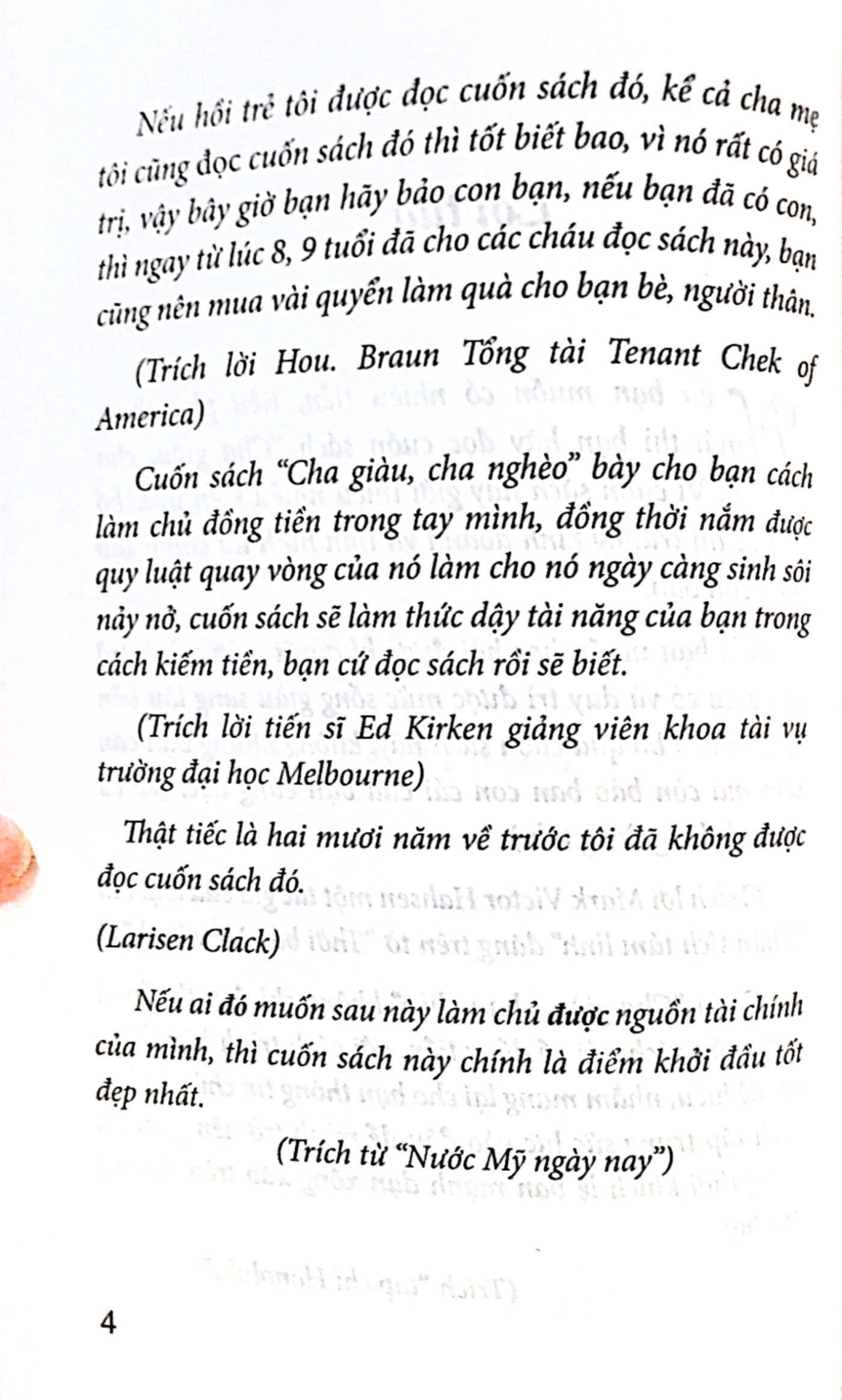 Cha Giàu Cha Nghèo (Kiến Thức Làm Giàu)