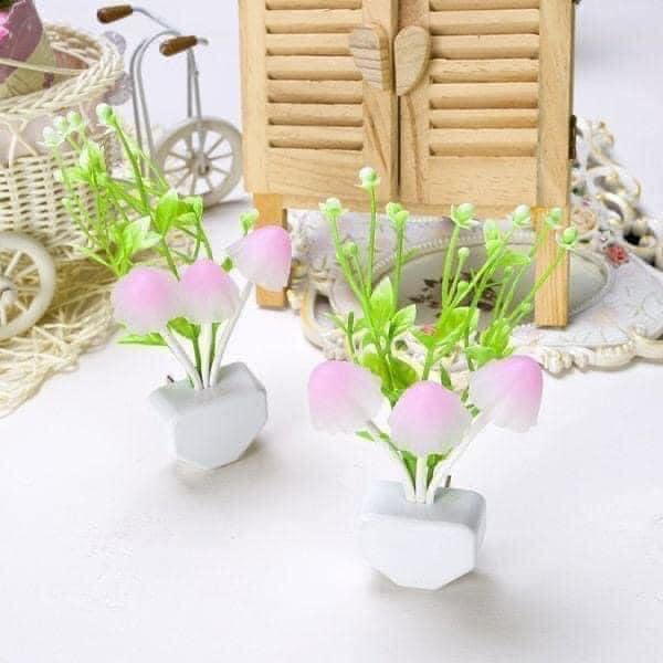 Đèn ngủ cảm ứng ánh sáng, ban đêm tự sáng hình cây nấm. đèn ngủ thông minh cảm biến ánh sáng tiết kiệm điện