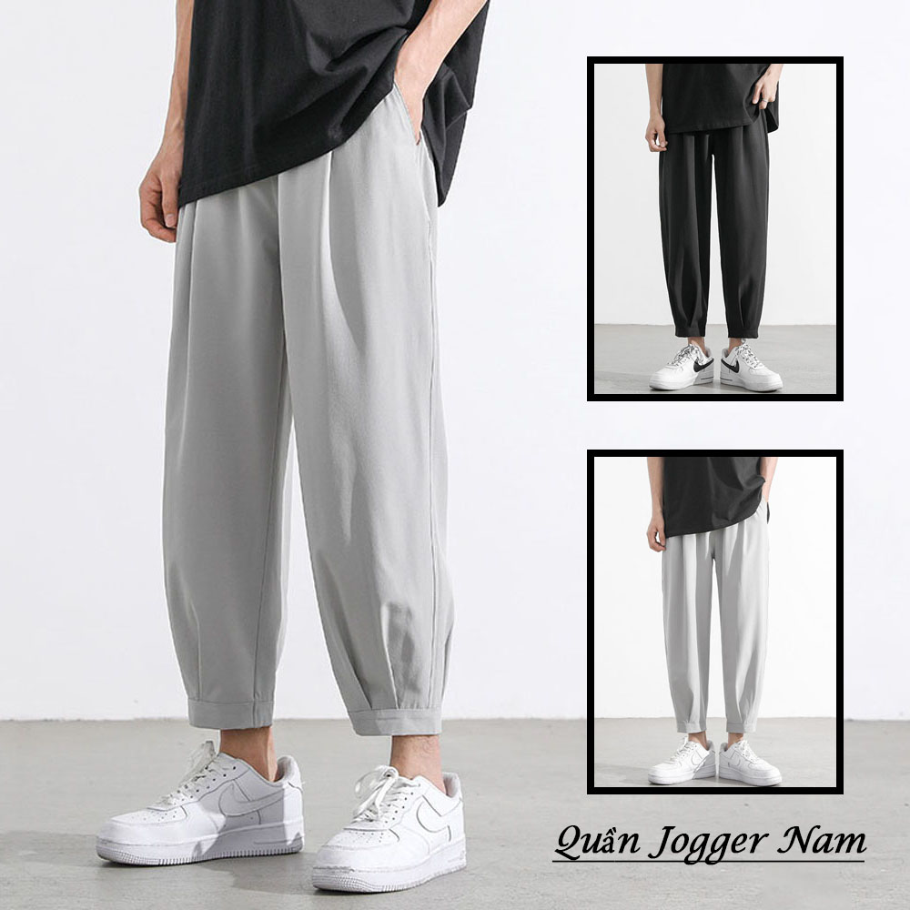 Quần Jogger Kaki Nam Cao Cấp Trơn Bo Gấu 2 Màu Đơn Giản Basic Hot Trend 2024 Thời Trang FASHION4MEN QUAN SM004