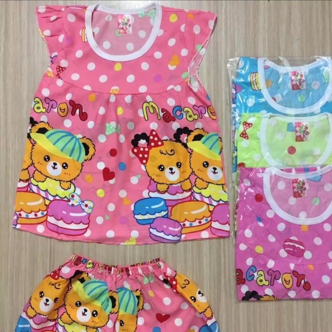 Bộ quần áo bé gái ngắn 111
