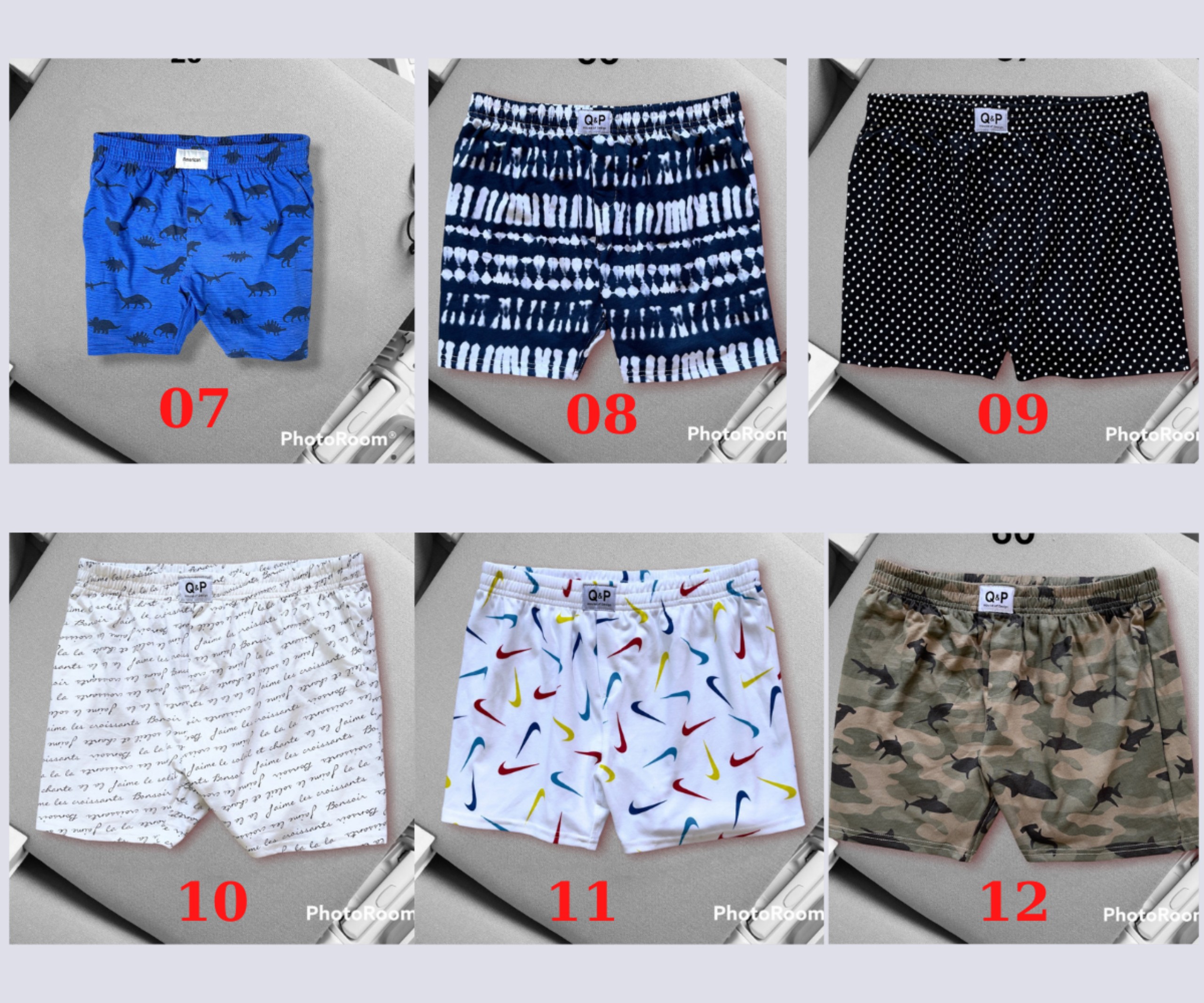 Quần Đùi Ngủ Nam Chất Cotton