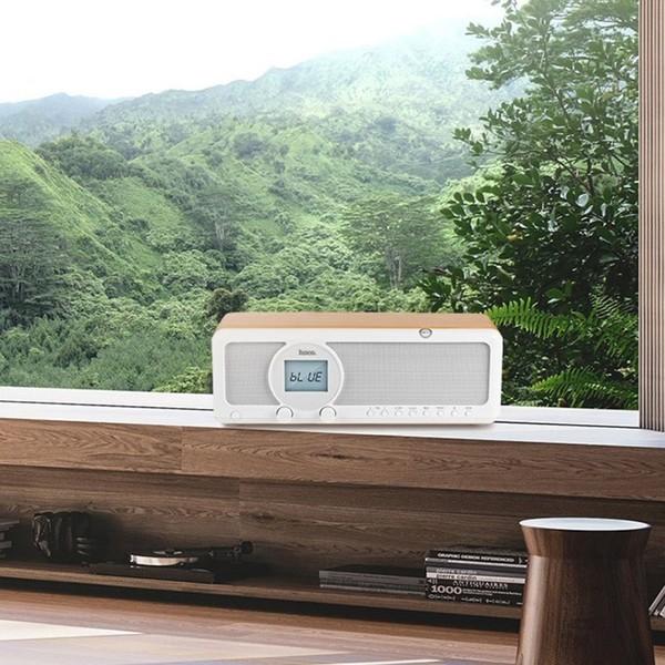Loa Bluetooth để bàn Hoco BS12 Earl Wooden