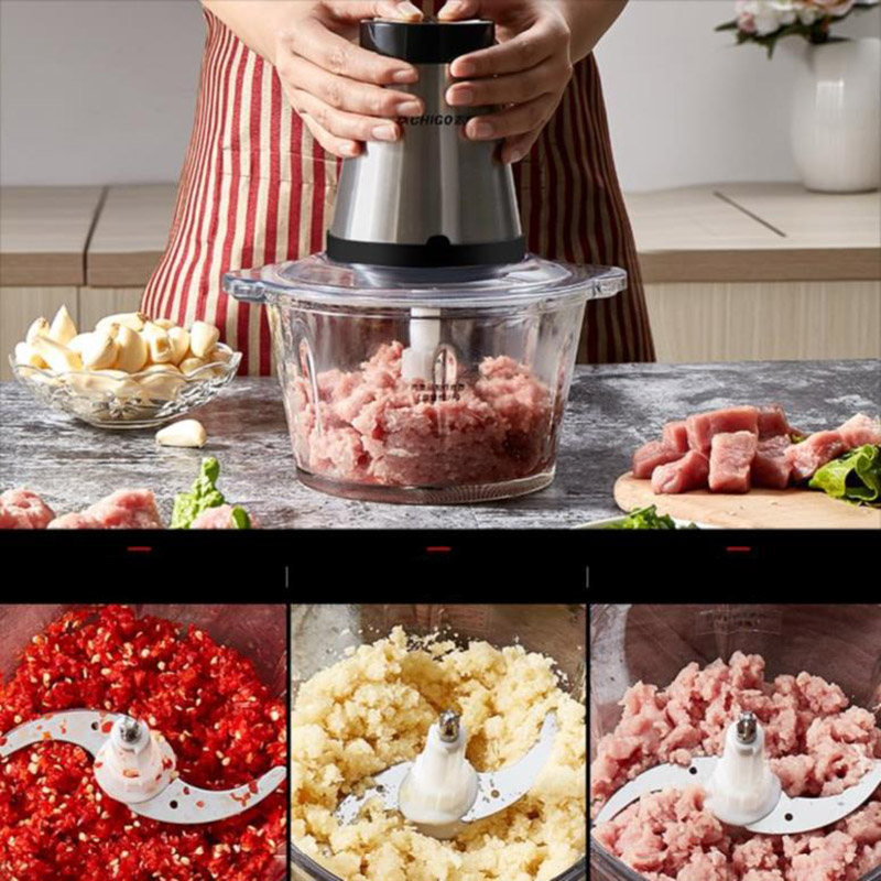 Máy xay thịt đa năng - Máy xay thịt CHIGO công suất 300W