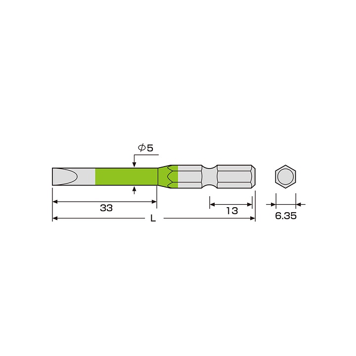 [HCM]Vỉ 2 mũi vít 1 đầu 2 cạnh Anex ACMM-5065