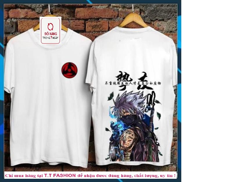 [HCM]Áo thun Kakashi Naruto cực chất - Áo phông in hình Hatake Kakashi Naruto