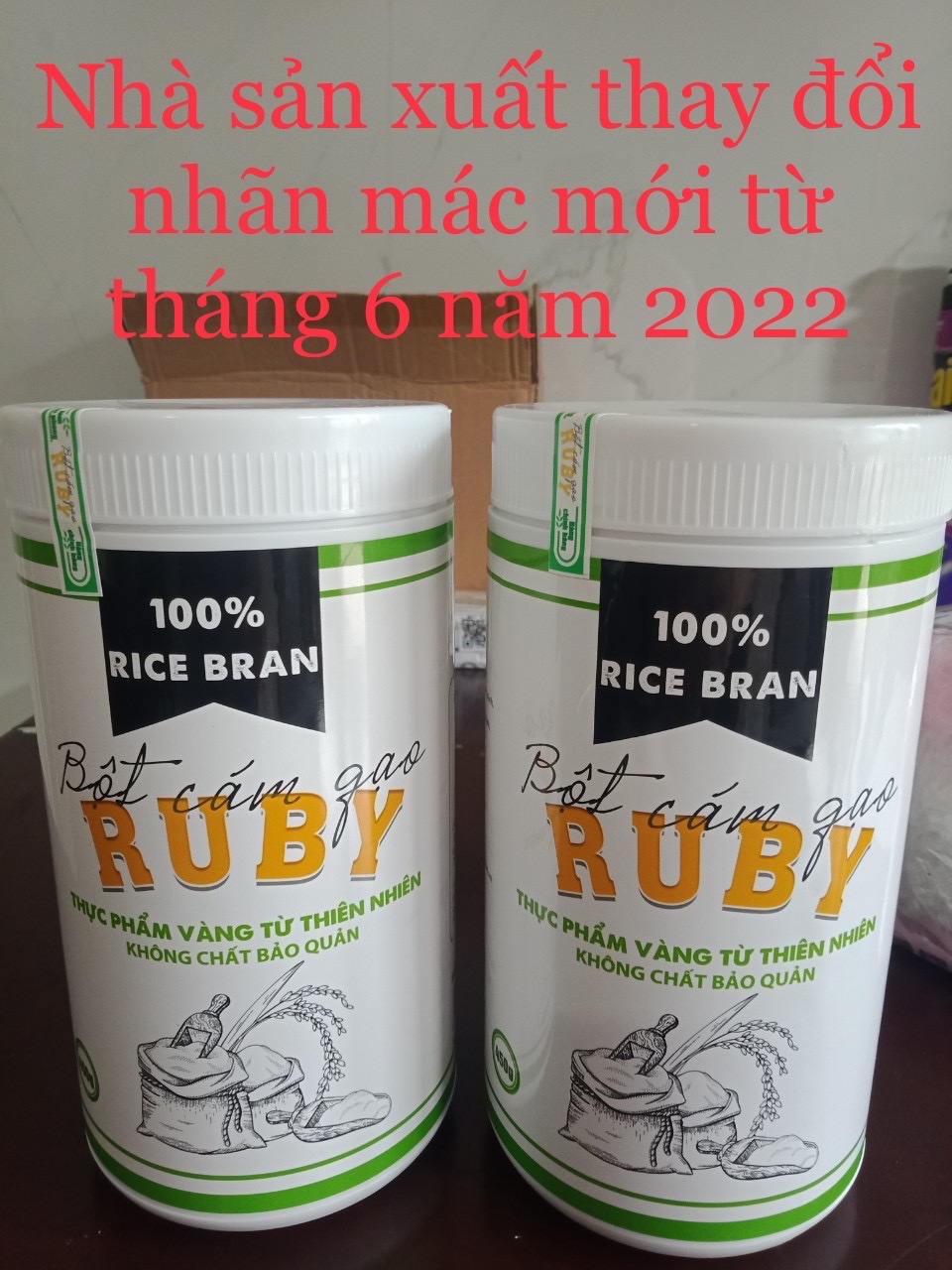 [HCM]BỘT CÁM GẠO RUBY