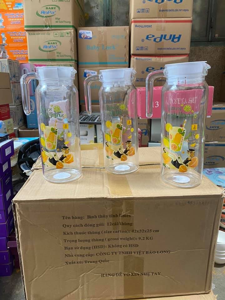 Bình thủy tinh 1.1 lít
