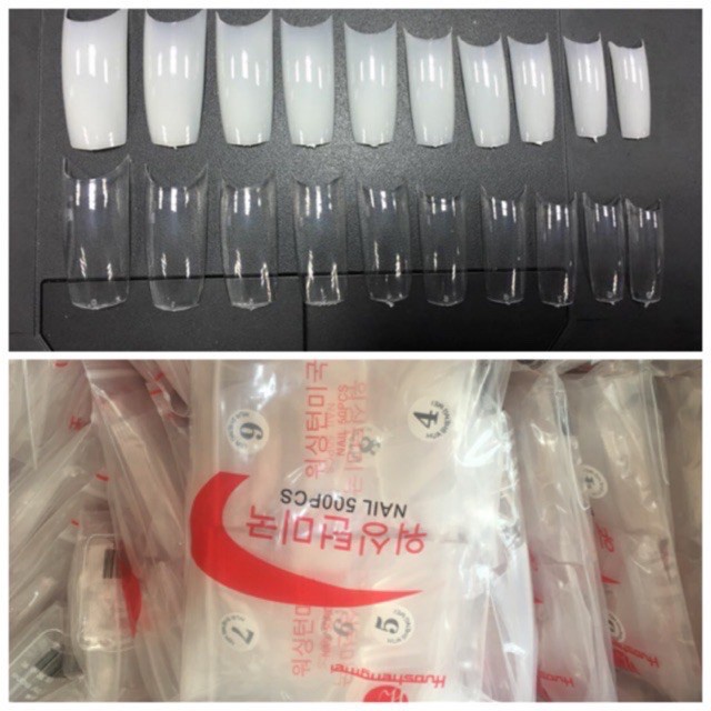 Móng nối lẻ size, móng tip lẻ size MOON NAIL