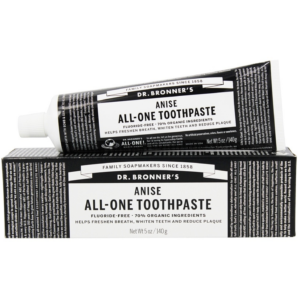 Kem đánh răng 70% hữu cơ DR-BRONNER'S All-one-Toothpaste