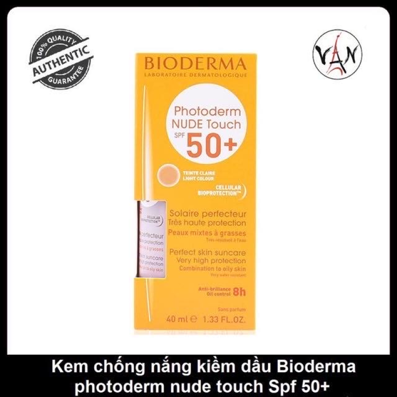 Kem Chống Nắng, Kem Nền Kiềm Dầu BIODERMA SPF 50+ nhập khẩu