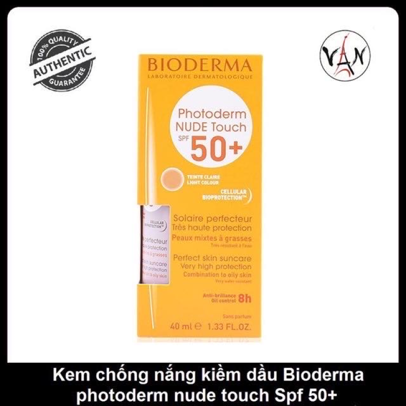 Kem Chống Nắng, Kem Nền Kiềm Dầu BIODERMA SPF 50+ nhập khẩu