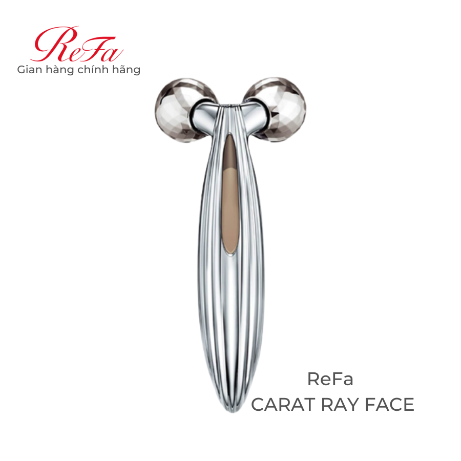 ReFa CARAT RAY FACE - Cây lăn nâng cơ, thon gọn mặt