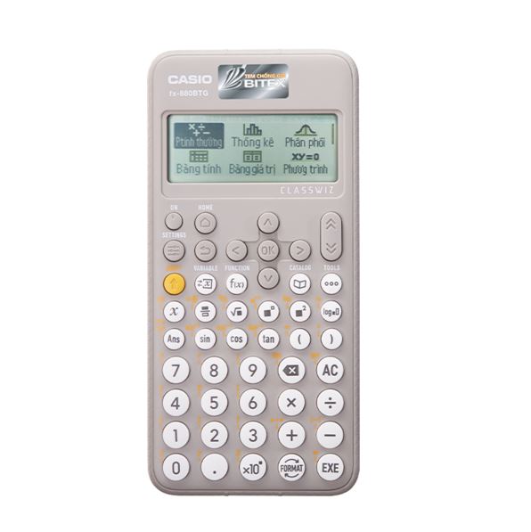 MÁY TÍNH CASIO FX880BTG-GY (XÁM) (TL)