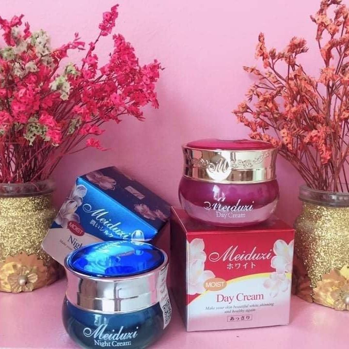 Combo kem face ngày và đêm meiduzi nhật - kem face meiduzi day cream và kem face meiduzi night cream