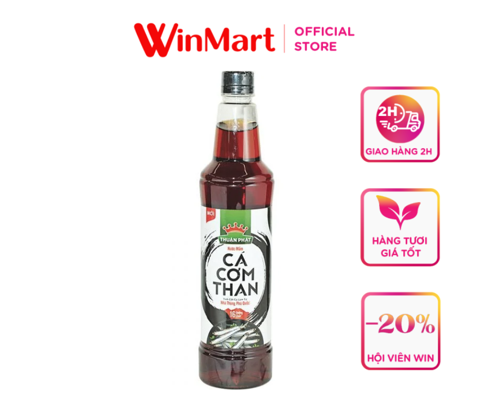 - Nước mắm Thuận Phát cá cơm than chai 500ml